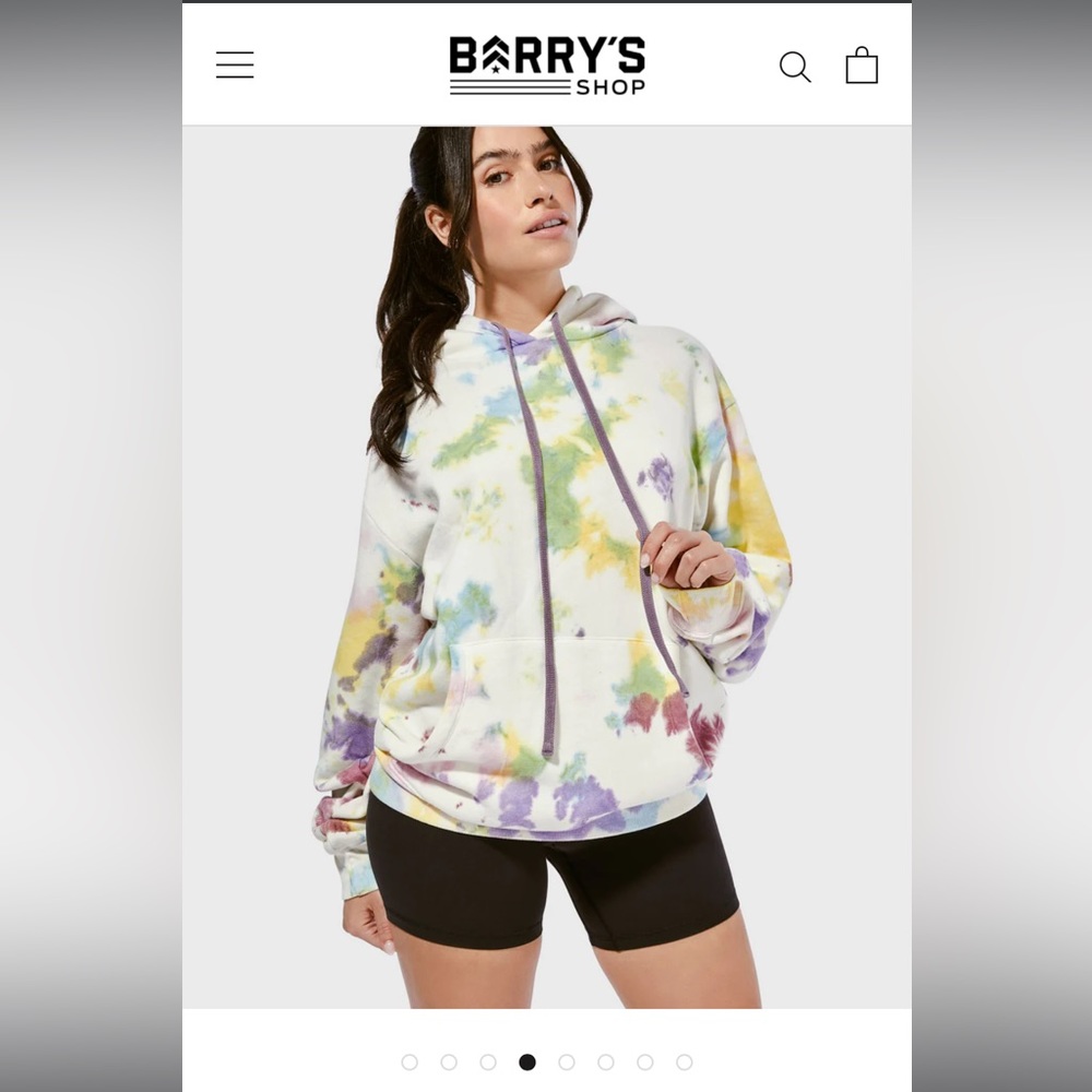 NEW Barry’s bootcamp love is love pride tie dye hoodie